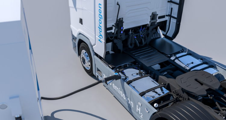 Hydrogen-powered truck design