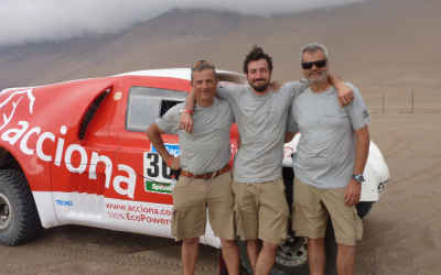 Primer diseño de coche hidrógeno-eléctrico del Dakar