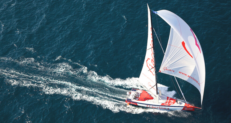 First racing sailboat powered by FC