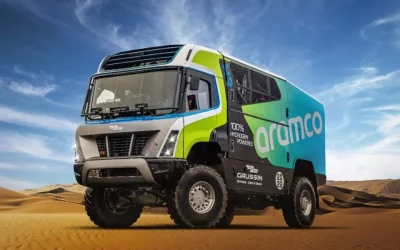 El primer vehículo de hidrógeno del Dakar es un camión