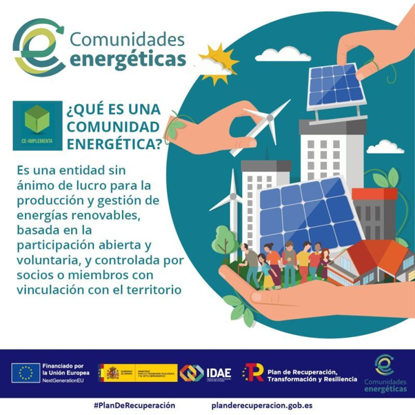 PROGRAMA CE IMPLEMENTA: Incentivos a Proyectos Singulares de Comunidades Energéticas – Tercera y Cuarta Concovatoria