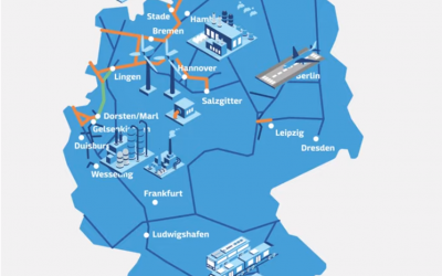 Desarrollo de una infraestructura propia de transporte de hidrógeno en Europa: Alemania planea una red de 1800 km de pipelines para 2027